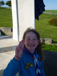 Scout sign at Chattri